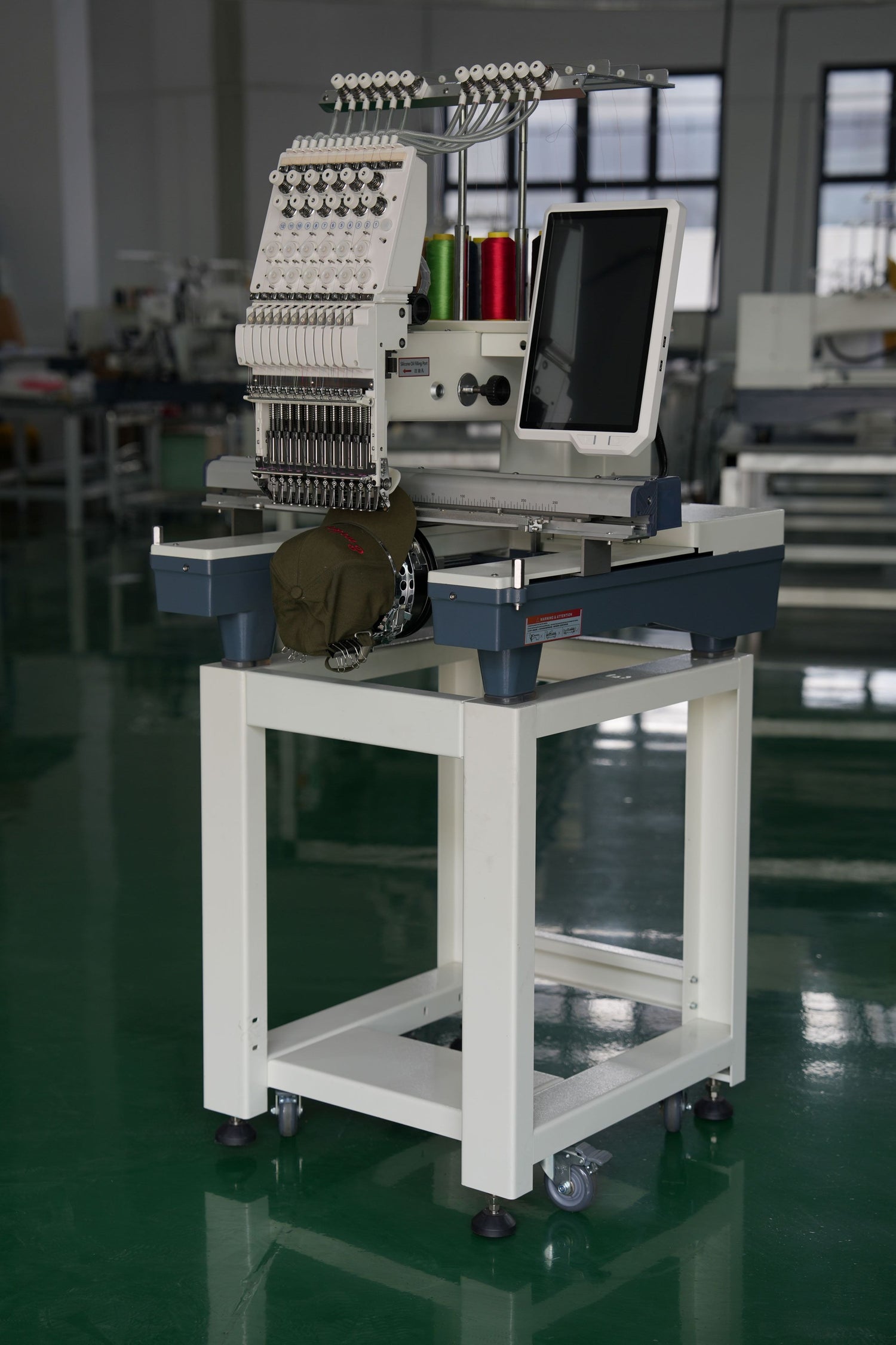 Commercial C-type embroidery machine