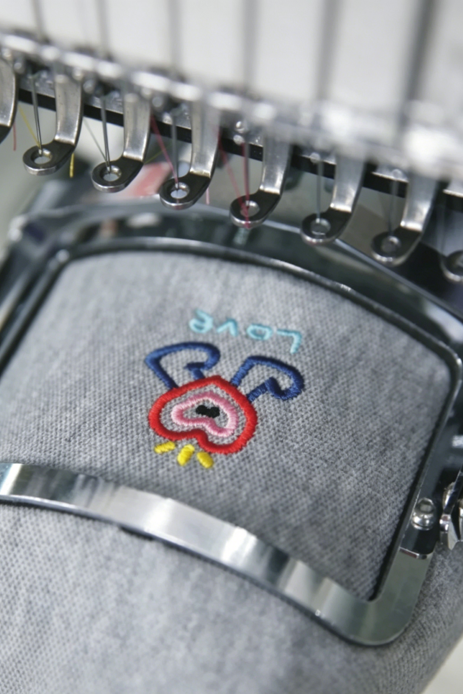 Embroidered frame