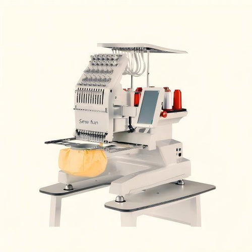 Embroidery machine sew fun for home use Compact Embroidery Machine with 12 Needles