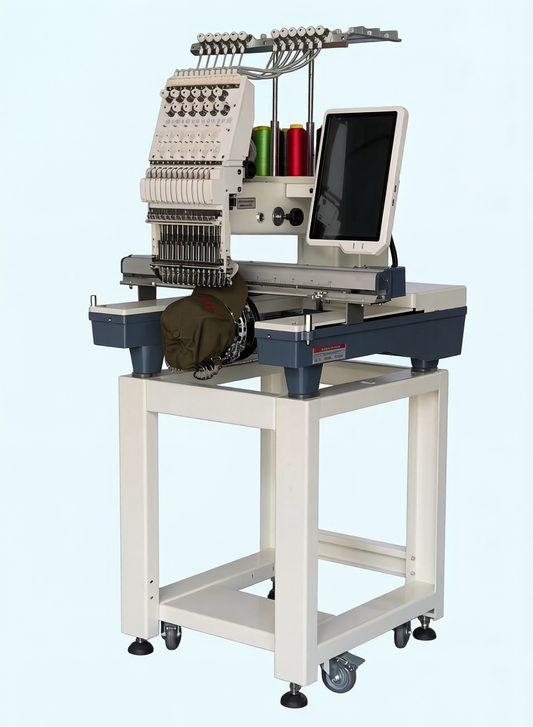High effect  commercial embroidery machine 12 needles 40*50cm