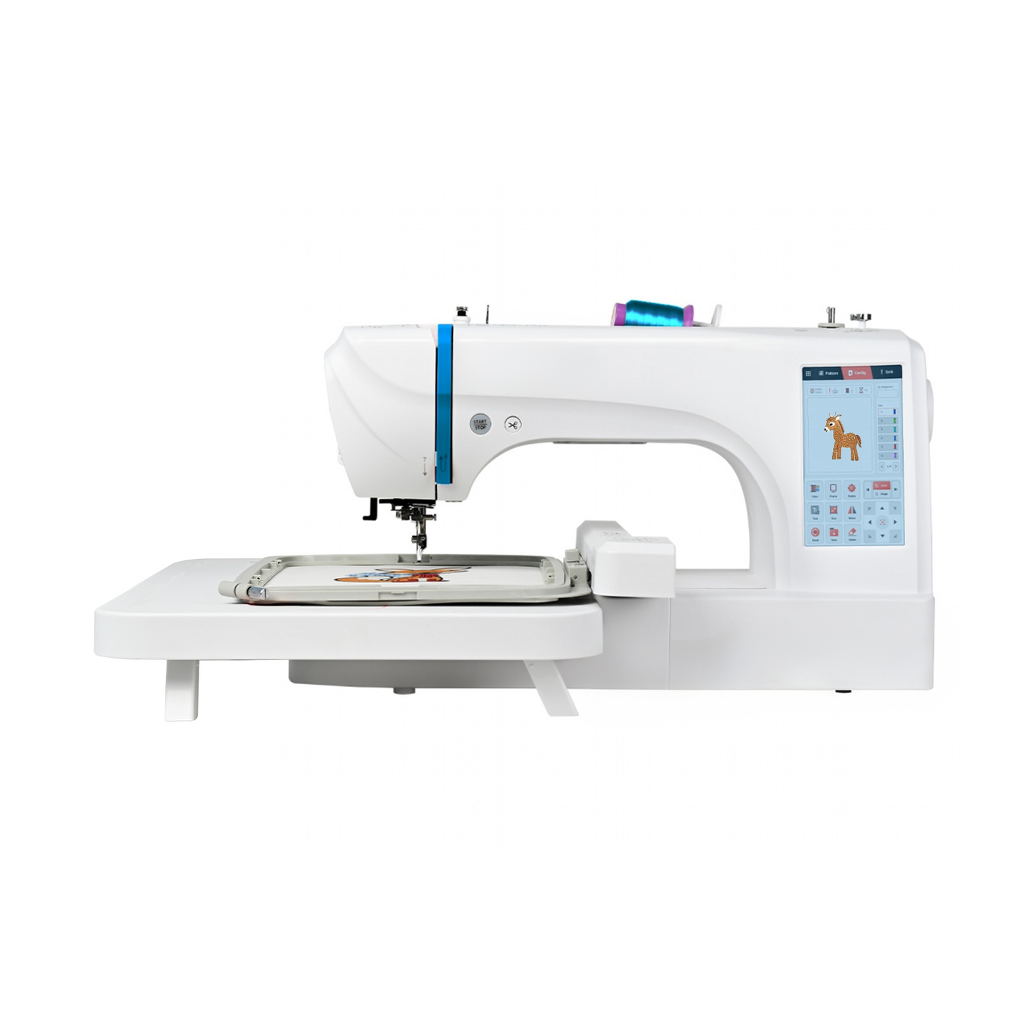 home use embroidery machine single needle sewing embroidery machine hobby embroidery small embroidery business
