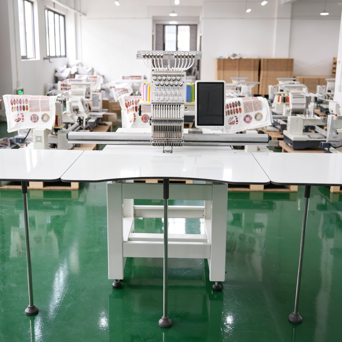 Sewfun SF1201D Large  commerical Embroidery machine 19.69"x47.24" for flat embroidery