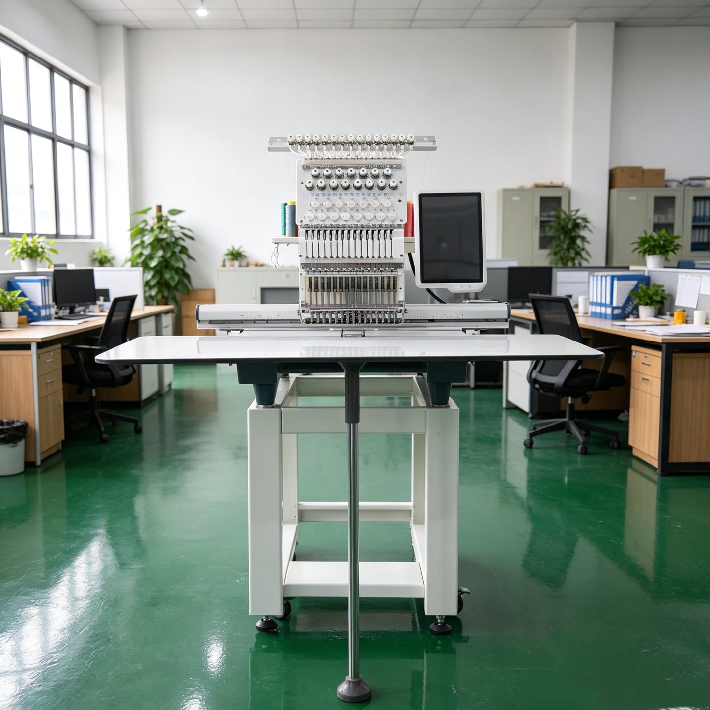 SF1201B (40 * 60CM) Flat knitting embroidery machine