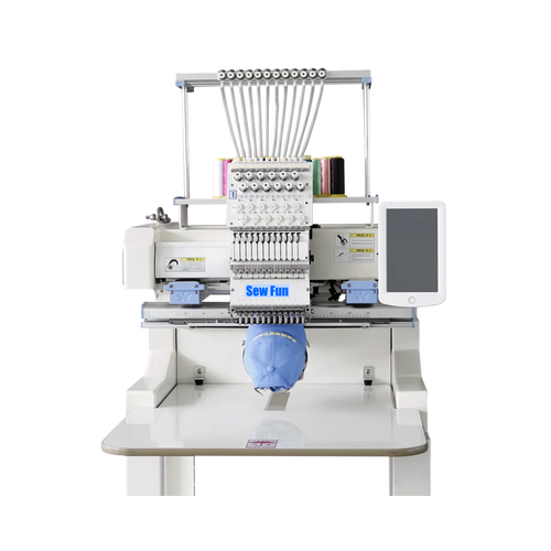 High effect  commercial embroidery machine 12 needles 40*50cm