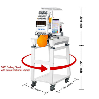 12-Needle Compact Embroidery Machine for Home &  small Business | Sewfun SF1201H1